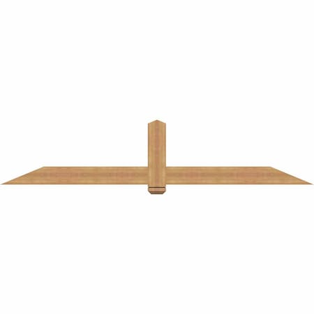 Ekena Millwork Eugene Smooth Timber Gable Bracket, Western Red Cedar, 96"W x 20"H x 3 1/2"D x 5 1/2"F, 5/12 Pitch GBW096X20X0406EUG00SWR